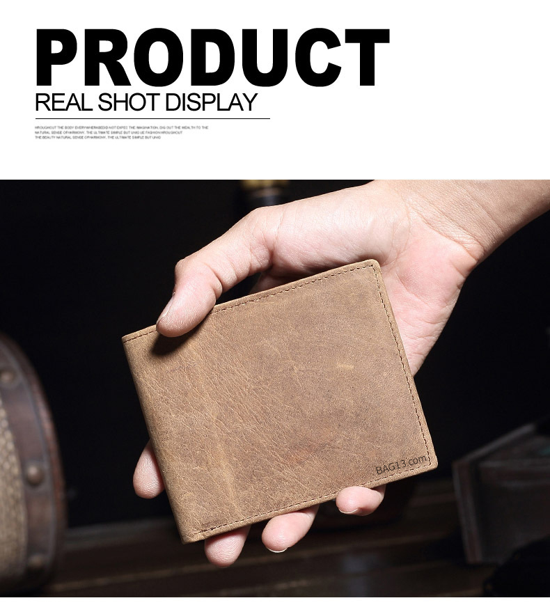 กระเป๋าสตางค์หนังแท้ กระเป๋าตังหนังแท้ กระเป๋าเงิน กระเป๋าใส่บัตร หนังแท้ กันน้ำได้ ทนทาน รหัส F05