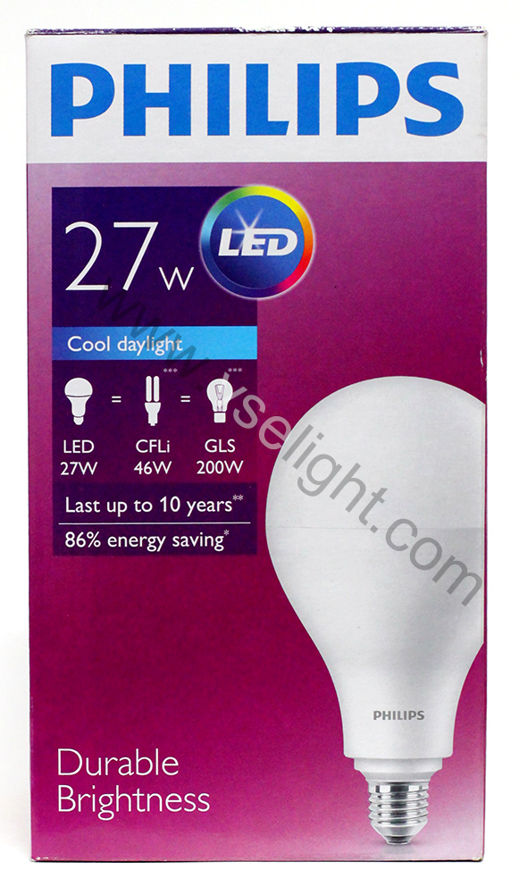 หลอด LED Bulb High lumen Philips 27W
