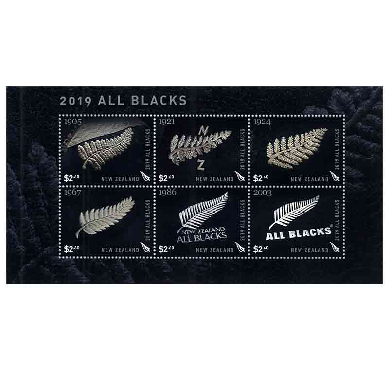 New Zealand Stamp, 2019 All Blacks S/S
