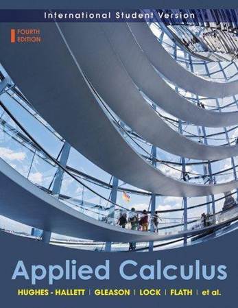 Applied Calculus International student edition ISBN 9780470505892