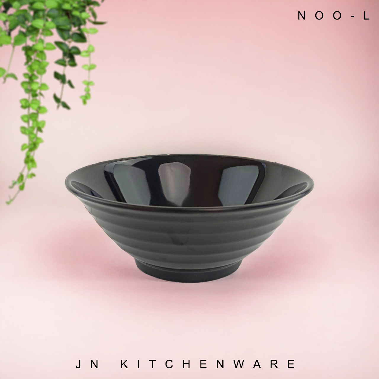 ชามราเมง 8 นิ้ว NOO-L 1 ใบ สีดำ