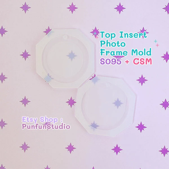 S095 + CSM Top Insert Photo Frame Mold / Photo Frame Mold / Silicone Mold
