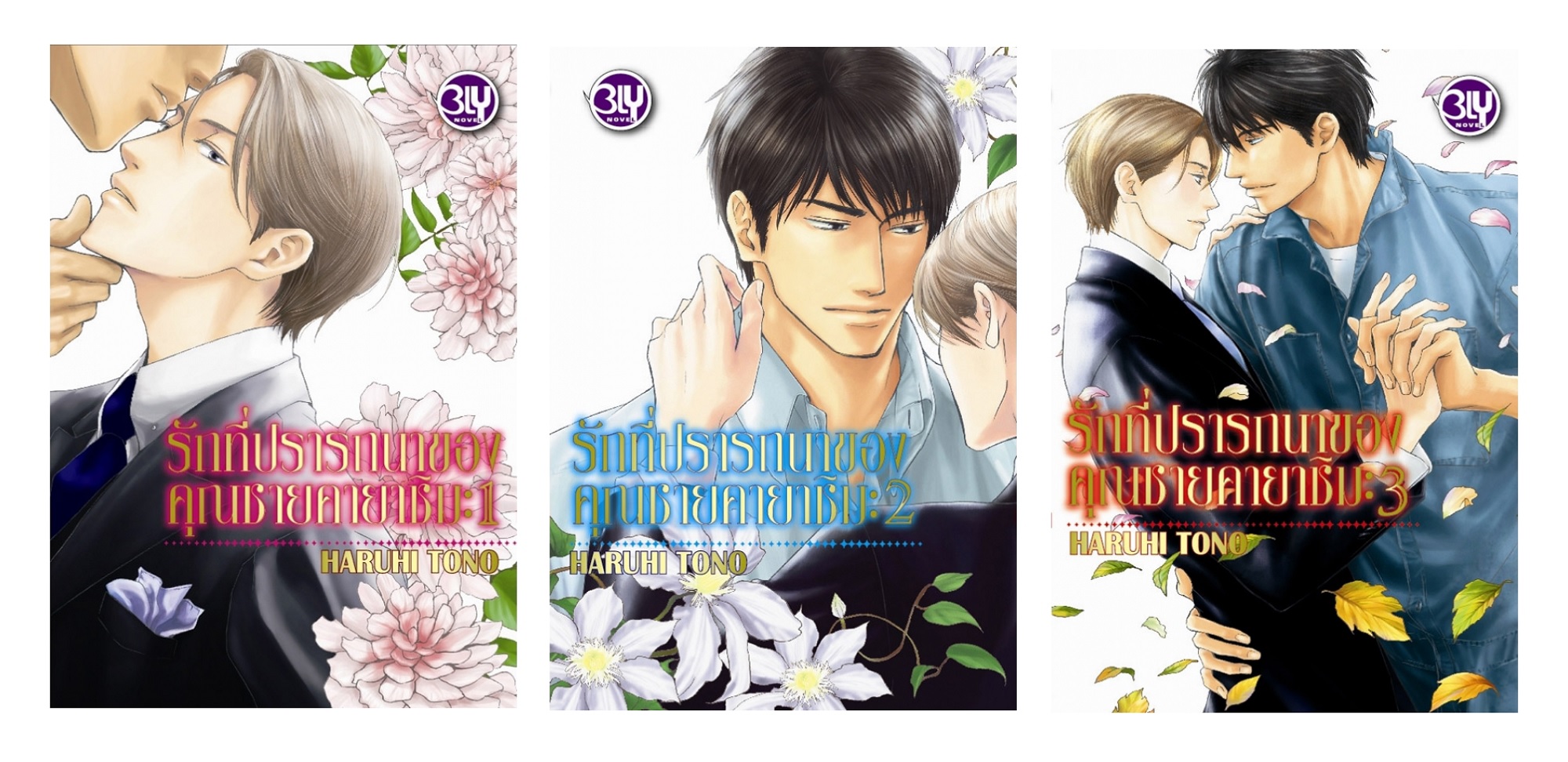 PACK SET! ชุดนิยายBLY เรื่อง รักที่ปรารถนาของคุณชายคายาชิมะ 1-3 (จบ)