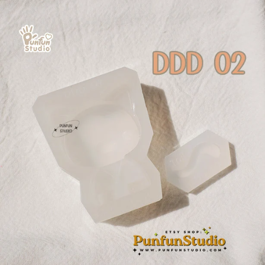 DDD 02 Cat Mold / 3D Mold / Silicone Mold