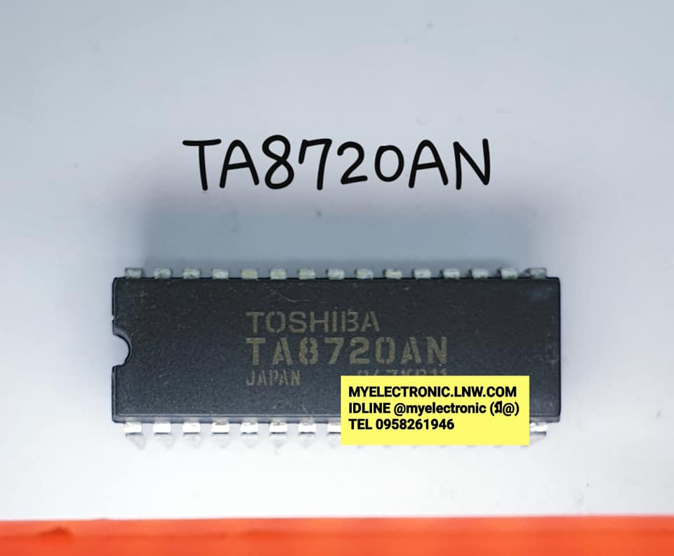 TA8720ANยี่ห้อTOSHIBAตัวถังDIP30ขาราคาตัวละบาท