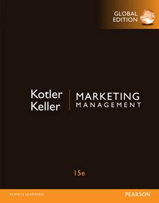 Marketing Management, Global Edition, 15/E ISBN 9781292092621