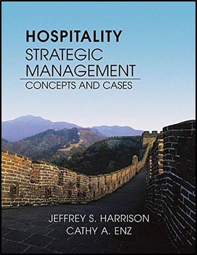 Hospitality Strategic Management :Concepts and Cases ISBN 9780471478539