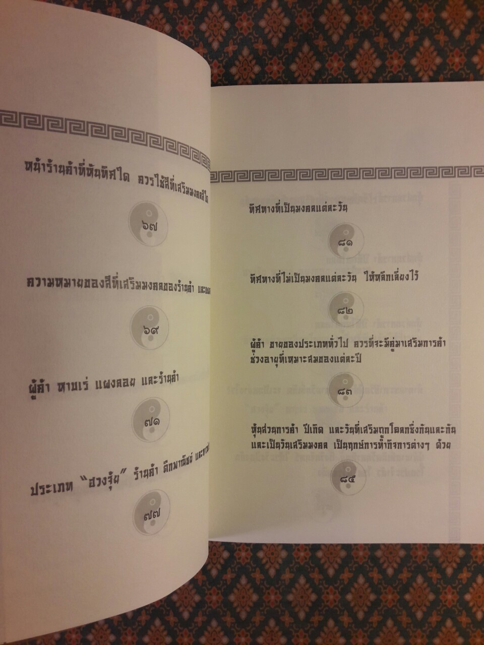 ฮวงจุ้ย หาบเร่ แผงลอย และร้านค้า