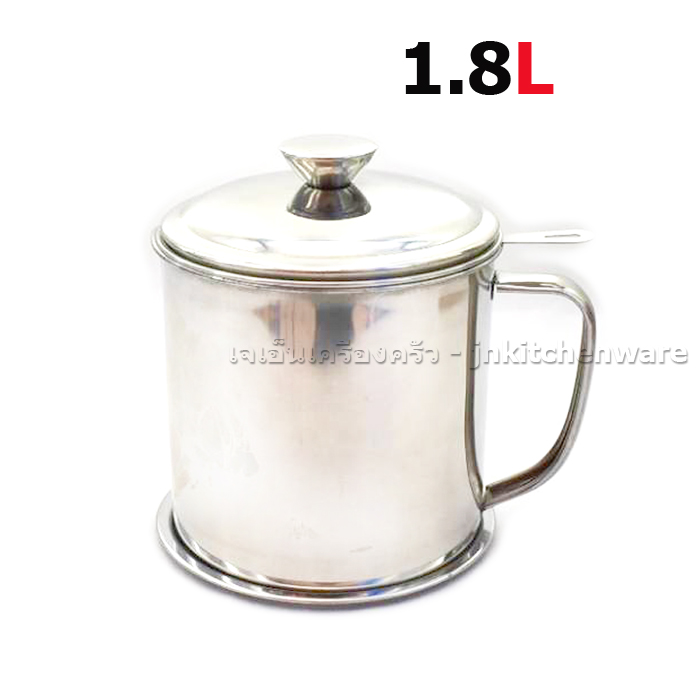 หม้อกรองน้ำมัน+ฝา สแตนเลส 304 (PS)