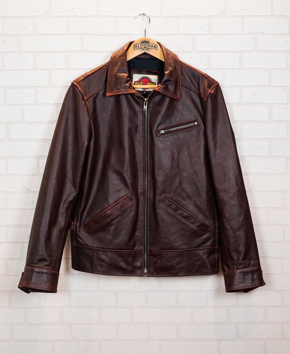 เสื้อหนังแท้ Devil Red Jacket (สอบถามไซส์ก่อนสั่งซื้อ)