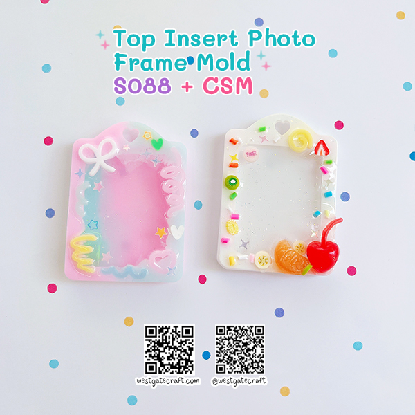 แม่พิมพ์ซิลิโคน SHAKE S088 Top Insert Photo Frame Mold + CSM