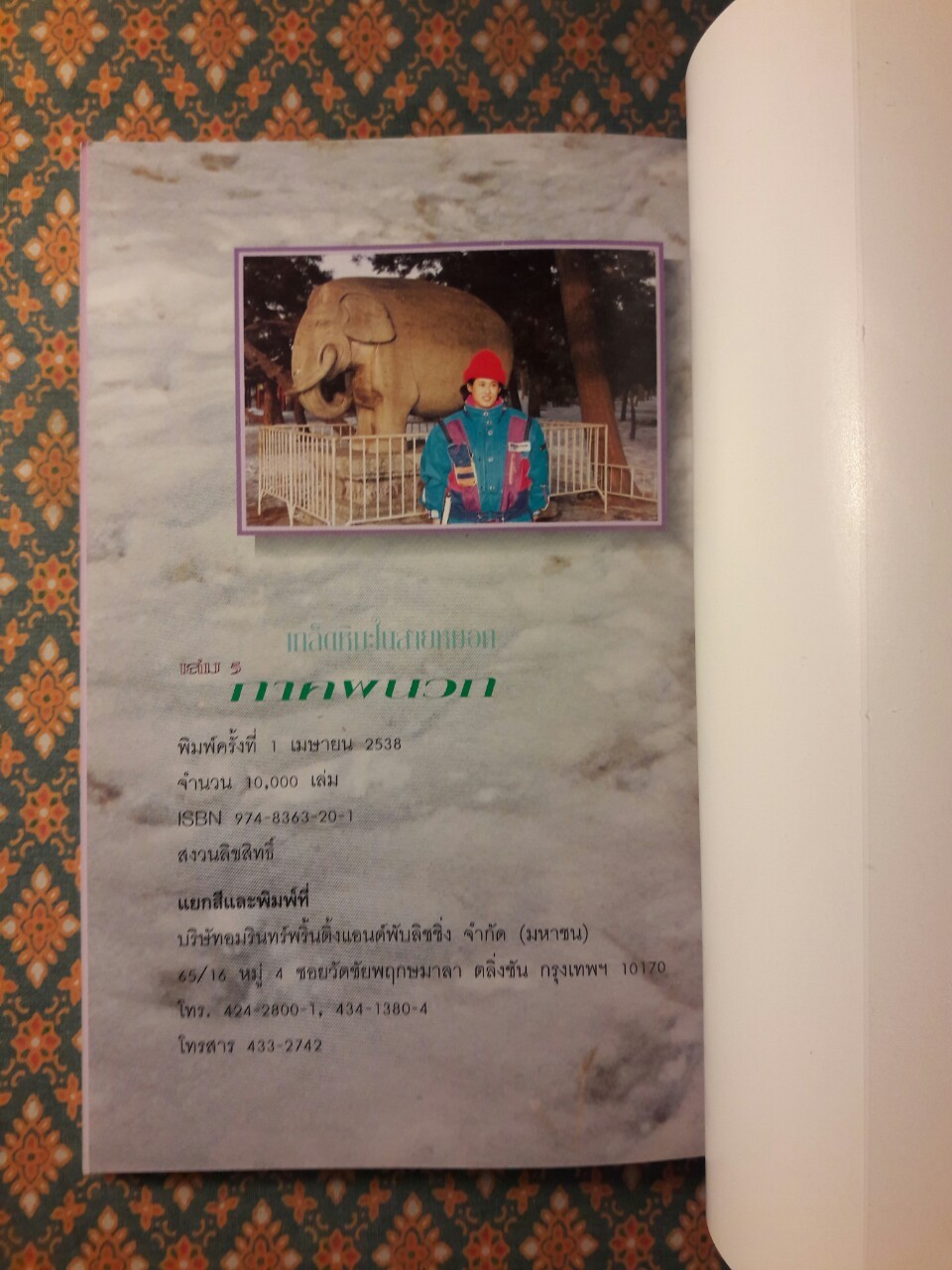 เกล็ดหิมะในสายหมอก เล่ม 5 ภาคผนวก