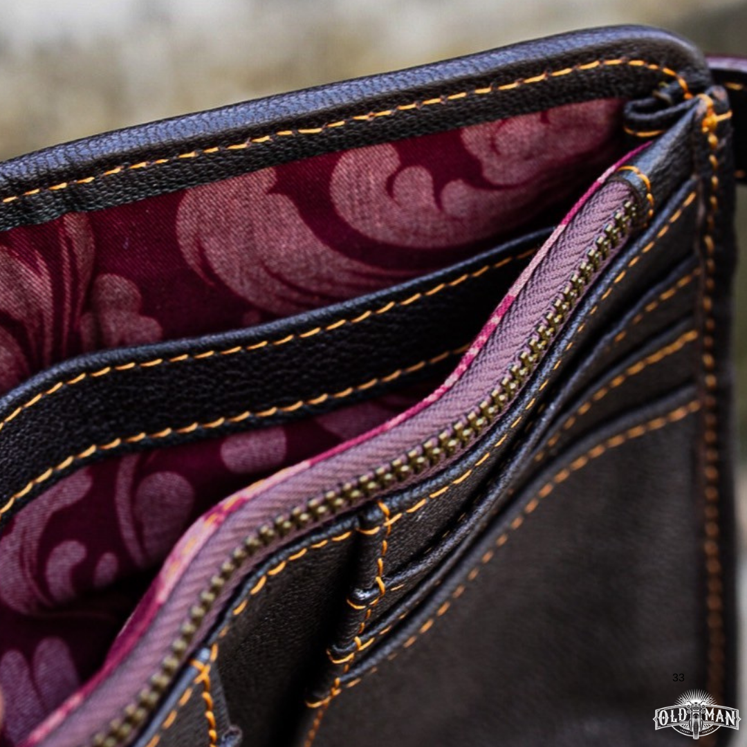 Ledger wallet หนังวัว+หนังแพะ