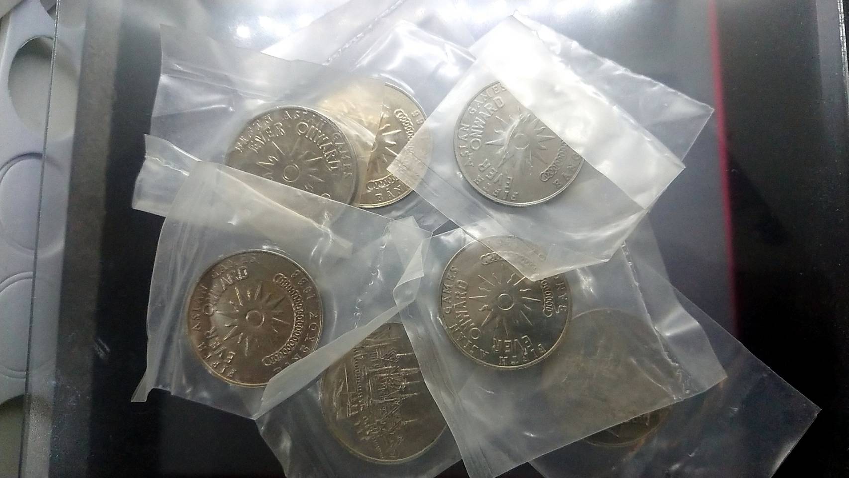 เหรียญที่ระลึก เอเชี่ยนเกมส์ ครั้งที่ 5 เนื้ออัลปาก้า ค.ศ1966 (พ.ศ.2509) พร้อมซองเดิม หายาก