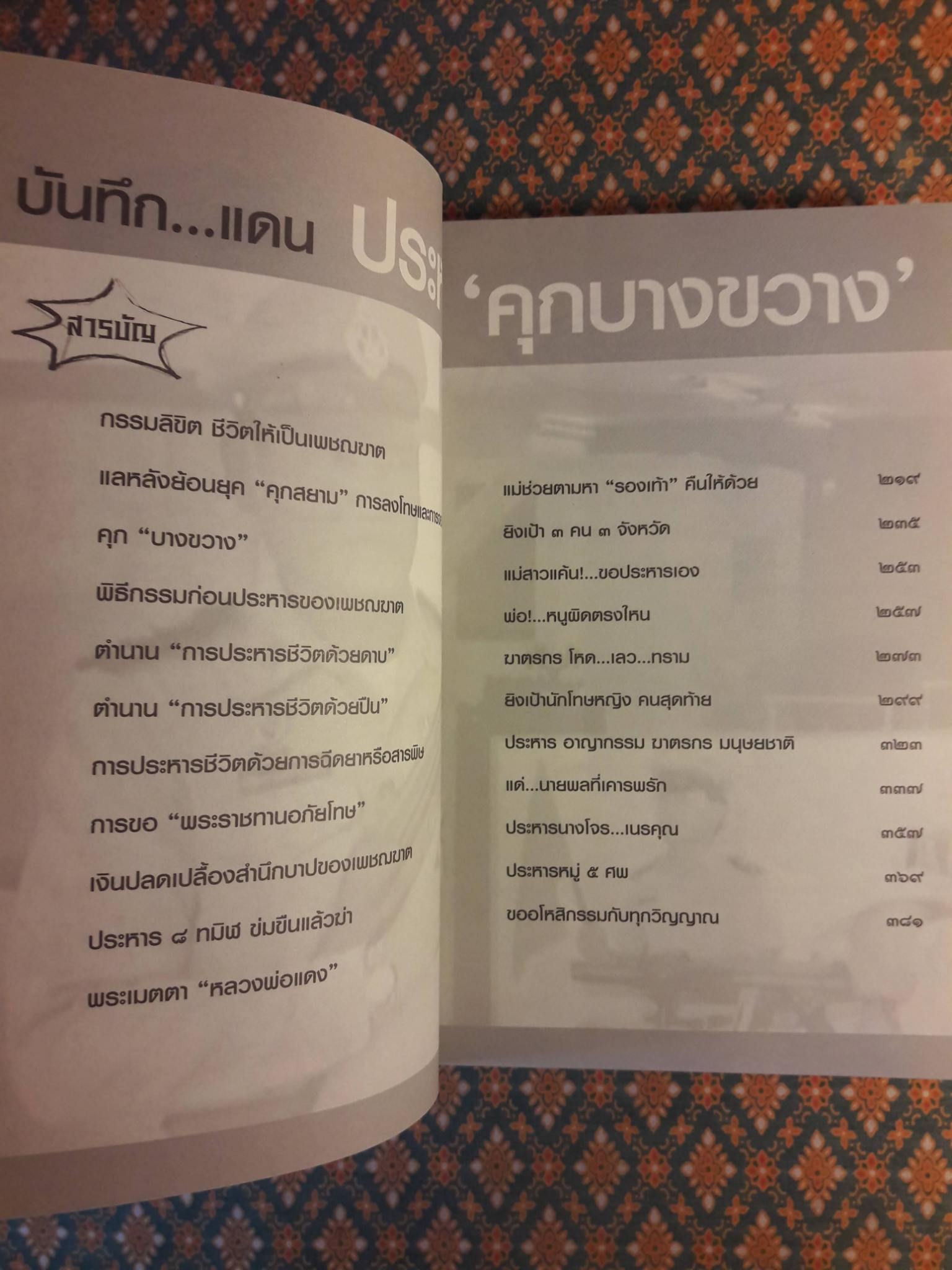 บันทึกแดนประหาร คุกบางขวาง