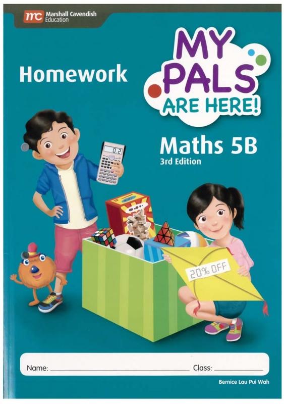 หนังสือแบบฝึกหัดคณิตศาสตร์ ป.5 MPH Maths Homework Book 5B (3rd Edition) Primary 5