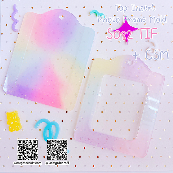 แม่พิมพ์ซิลิโคน S082 TIF Top Insert Photo Frame Mold + CSM