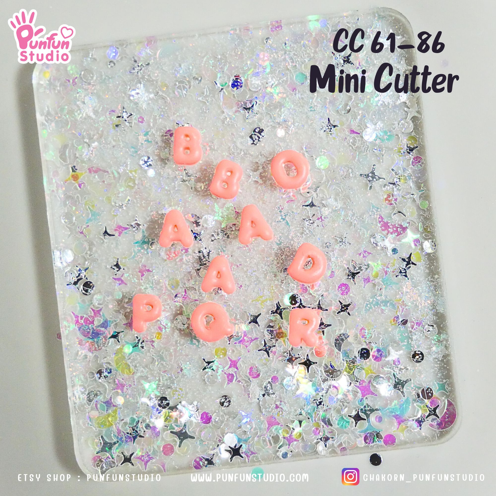 ตัวกดคุกกี้ กดดินปั้น CC 61-86 A-Z Mini Cookie and Clay Cutter Set
