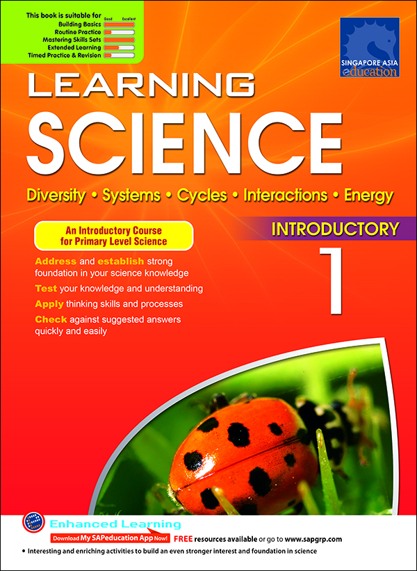 แบบฝึกหัดวิทยาศาสตร์ภาษาอังกฤษระดับป.1 Learning SCIENCE for Primary Levels 1