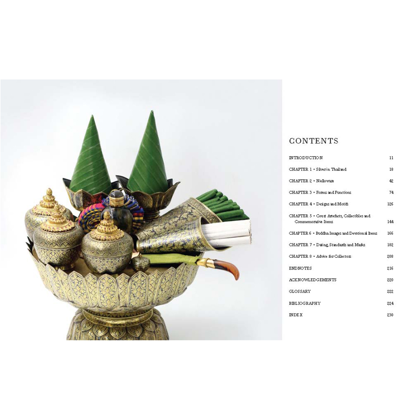 Riverbooks หนังสือประวัติศาสตร์ : Thai Silver and Nielloware
