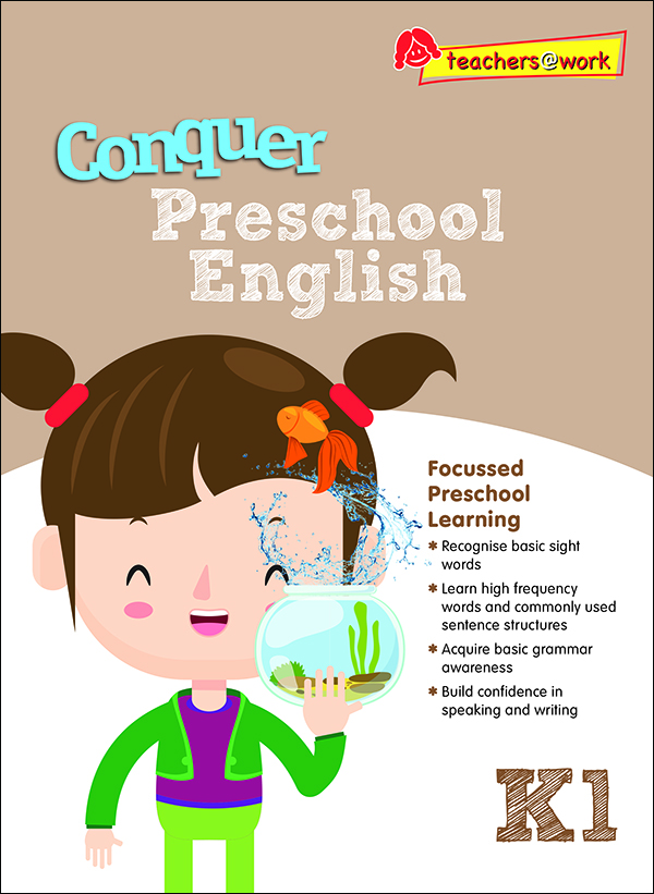 แบบฝึกหัดภาษาอังกฤษระดับอนุบาล Conquer Preschool English K1