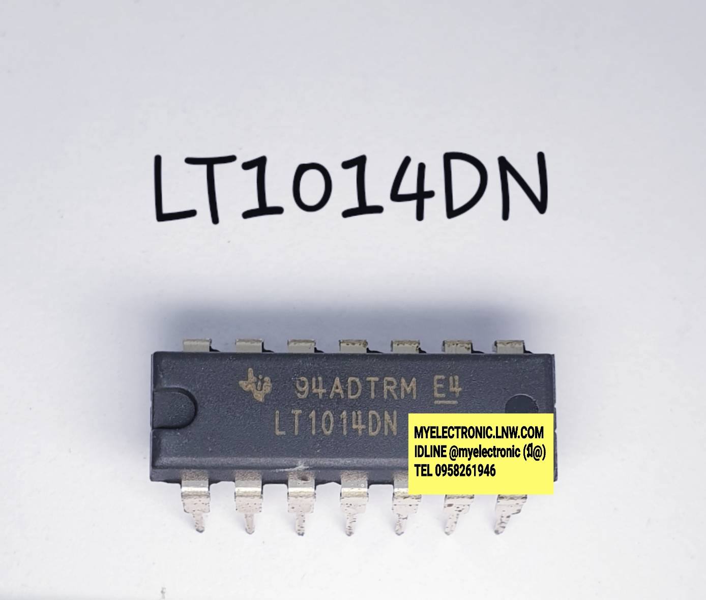 LT1014DNยี่ห้อTEXASตัวถังDIP14ขาราคาตัวละบาท