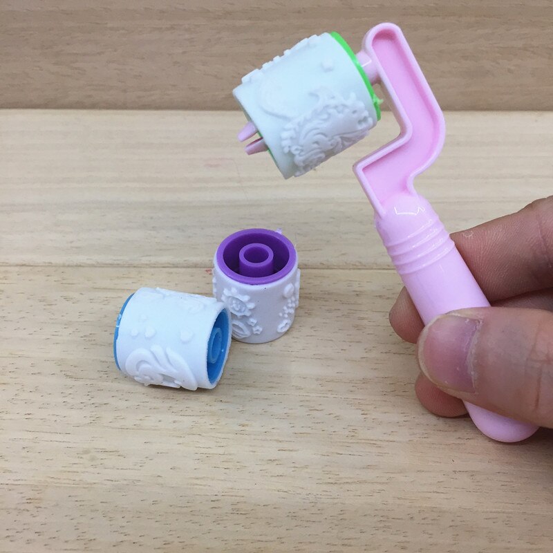 MUISUNGSHOP ลูกกลิ้งลายการ์ตูน ลูกกลิ้งสแตมป์ สำหรับเด็ก ของเล่นเด็กเสริมพัฒนาการ