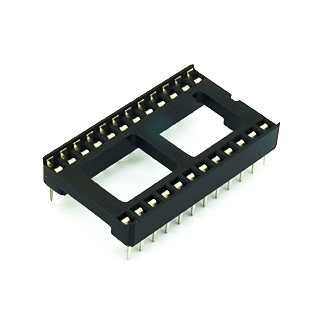 ซ็อกเก็ต ไอซี 24 ขา (Socket 24 Pin) แบบ SOP ระยะห่าง 15.24mm