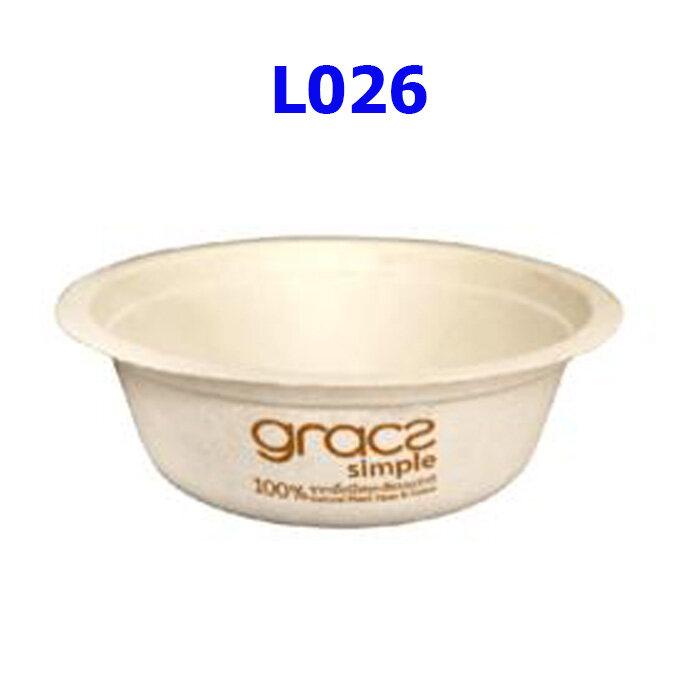 GRACZ SIMPLE รุ่น L006 ชามชานอ้อย 680 ml. (แพค 50 ใบ)