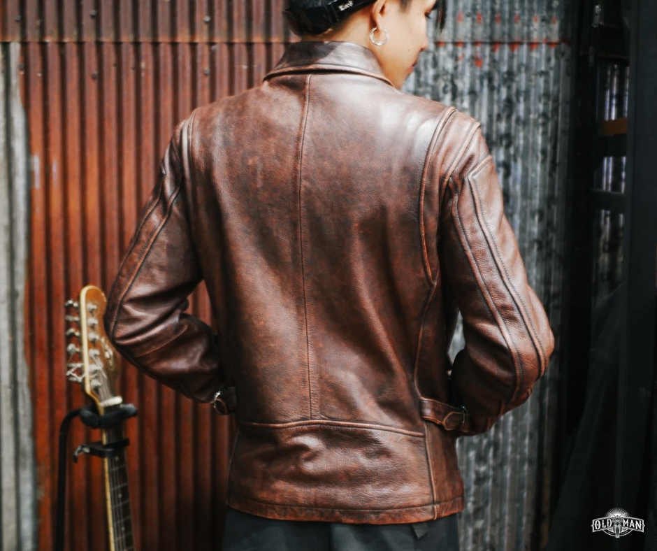 เสิ้อหนังแท้ Country Man สีน้ำตาล (กรุณาสอบถามไซส์ก่อนสั่งซื้อ)