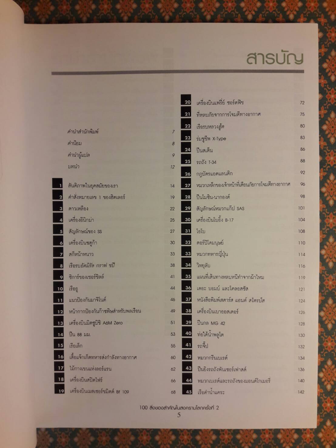 100 สิ่งของสำคัญในสงครามโลกครั้งที่ 2 The Second World War in 100 Objects