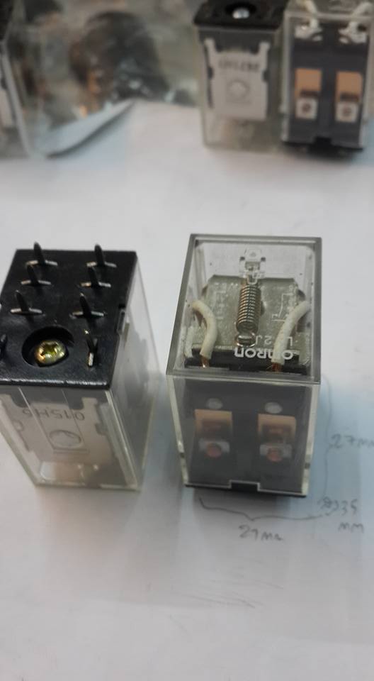 รุ่นJY2Jคอยล์220VACรีเลย์ขาลงปริ้นPCB RELAY OMRON COIL 220VAC 8ขาลงปริ้นCONTRAC10A250VACราคา