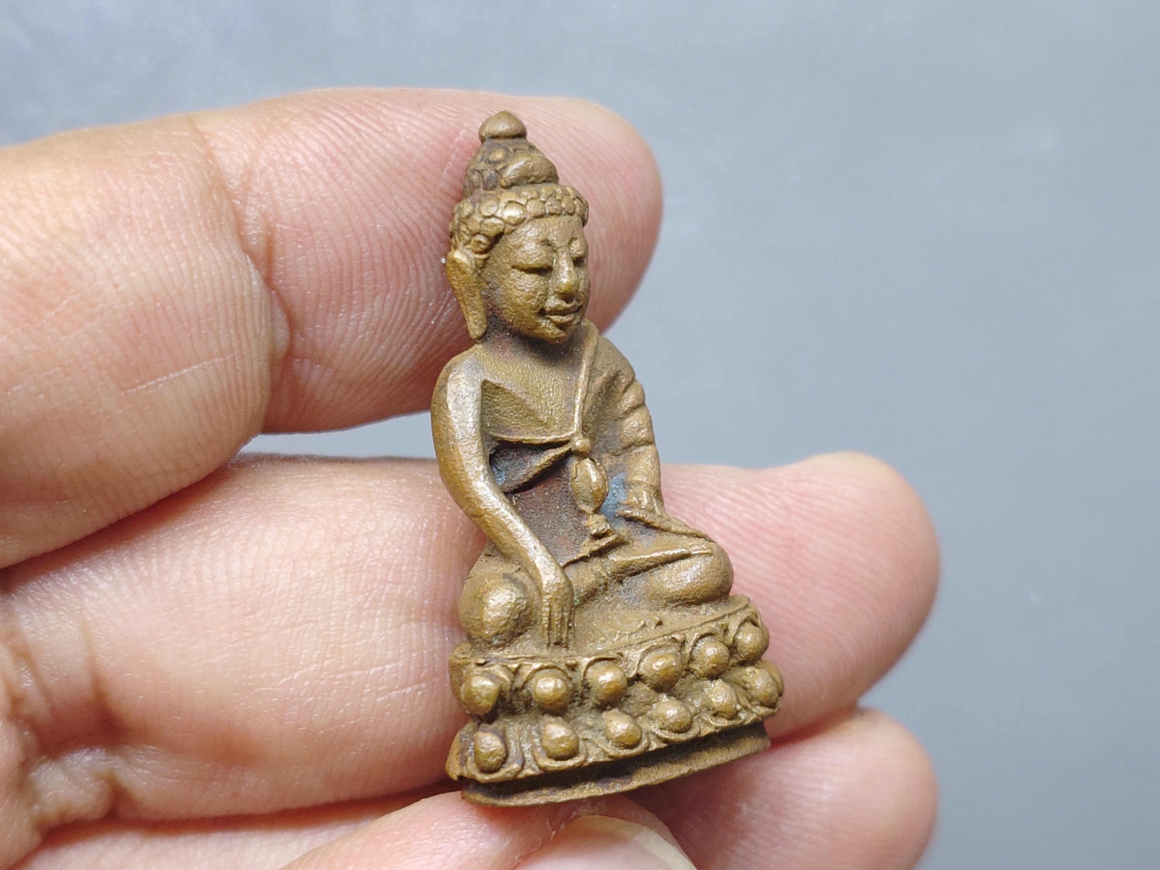 พระกริ่งวิโรคา ญสส เนื้อนวะโลหะ พระผู้ช่วยให้พ้นภัยไกลโรค พระสังฆราชพระราชทานนาม วัดบวรนิเวศวิหาร ปี2534 พร้อมตลับเดิม