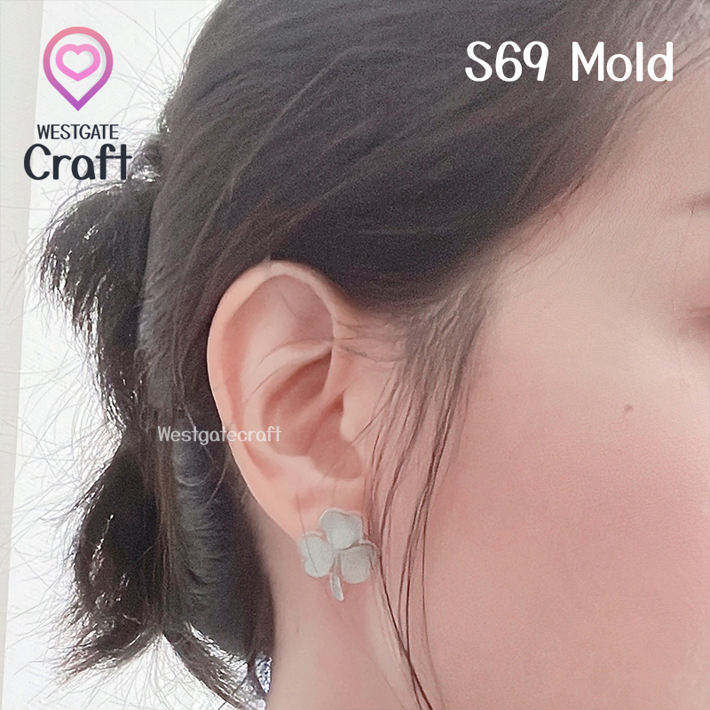 แม่พิมพ์เรซิ่น Three & Four Leaf Clover Mold S69
