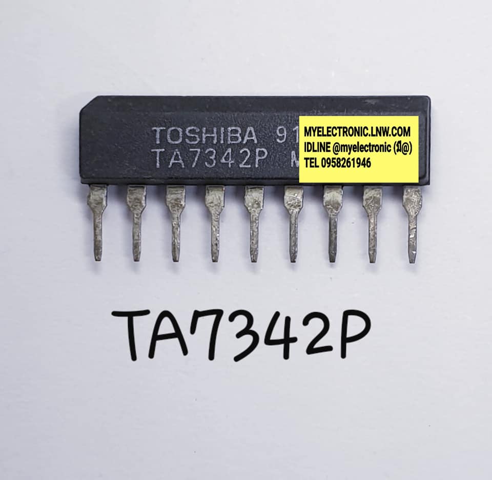 TA7342Pยี่ห้อTOSHIBAตัวถังSIL9ขาราคาตัวละบาท