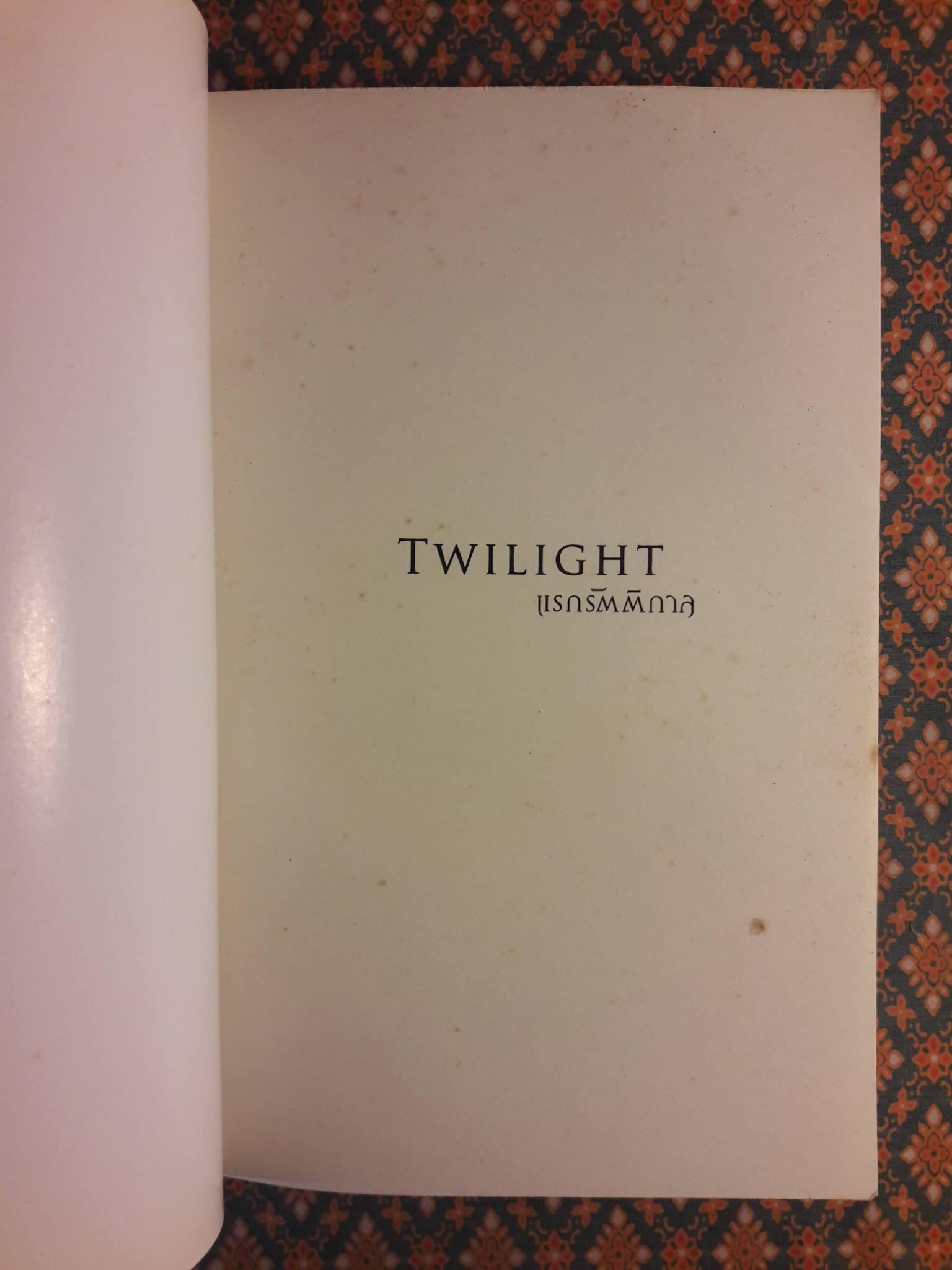 แรกรัตติกาล Twillight