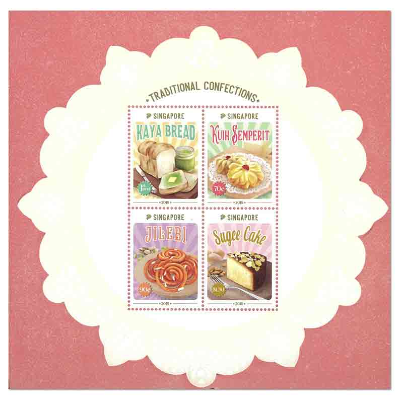 Singapore Stamp, 2019 Traditional Confections S/S