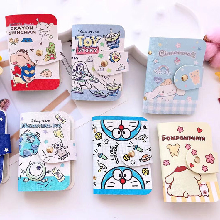 MUISUNGSHOP กระเป๋าใส่บัตรลายการ์ตูน กระเป๋าใส่บัตร 20 ช่อง กระเป๋านามบัตร กระเป๋าใส่บัตรเครดิต