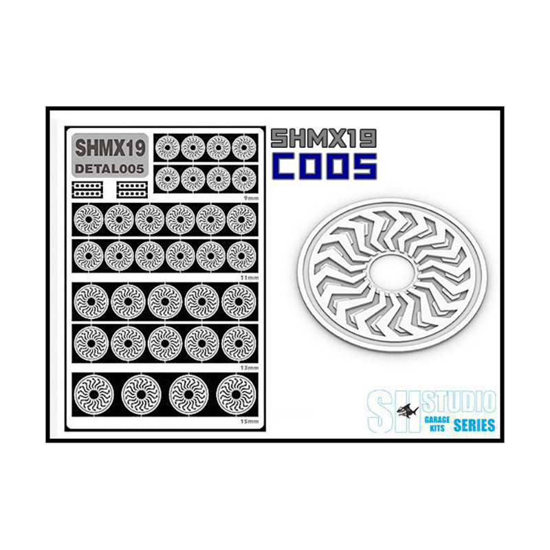 Etching Parts แผ่นกลมลาย SHMX19 C005 ค่าย SH Studio