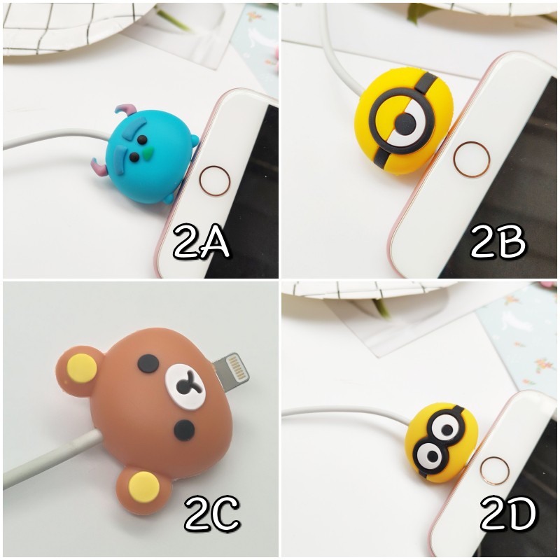 MUISUNGSHOP Cable bite ถนอมสายชาร์จ ที่ล๊อค ตัวล็อกกันสายชาร์จหัก เคเบิ้ลไบท์ สำหรับสายแบบกลม ขนาด 3 มม