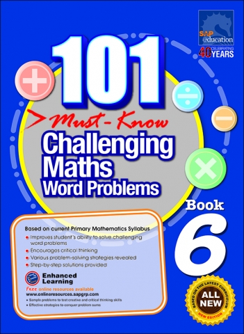 แบบฝึกหัดคณิตศาสตร์ ป.6_101 Must-Know Challenging Maths Word Problems Book 6