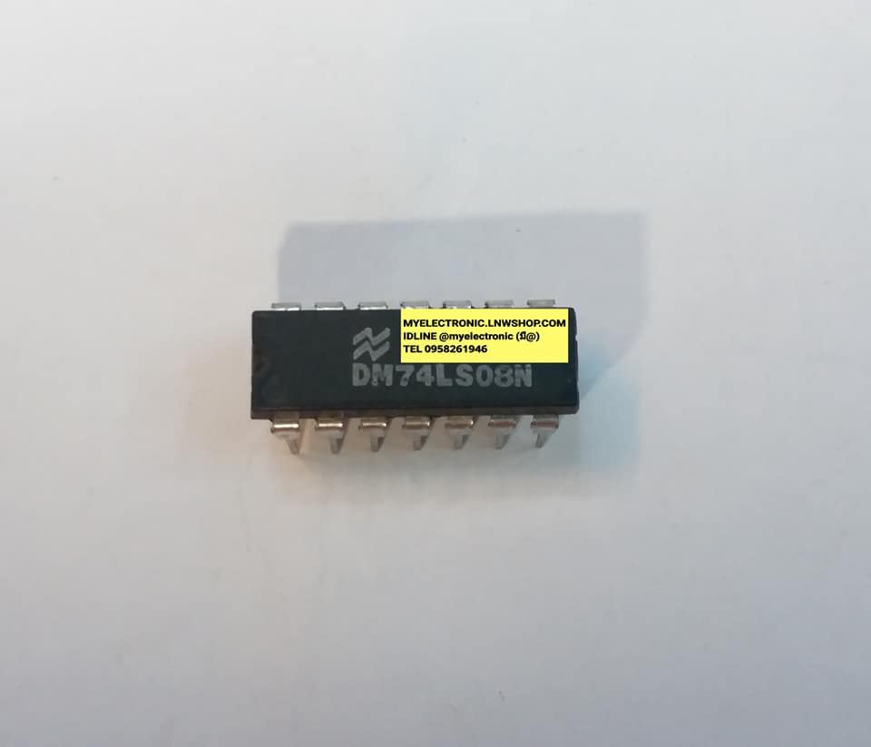 ขาย 74LS08 ไอซี TTL เบอร์ DM74LS08N ยี่ห้อ NATIONAL IC ราคา ตัวละ . . . หน่วย บาท