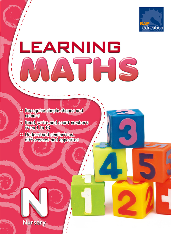 แบบฝึกหัดคณิตศาสตร์ภาษาอังกฤษระดับอนุบาล 1 Learning Maths Nursery