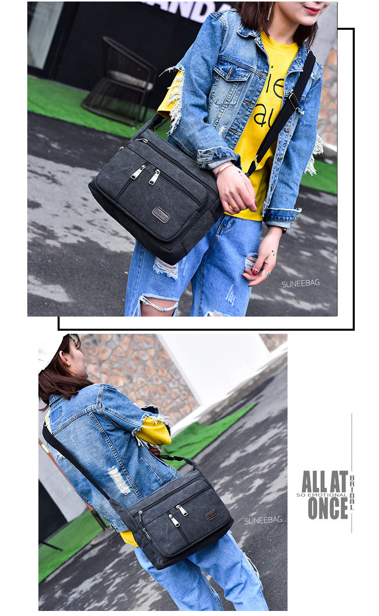 กระเป๋าสะพายข้าง พกพาสะดวก ใส่สมุด A4 ใส่ iPad และของใช้ส่วนตัวได้ รหัส A030