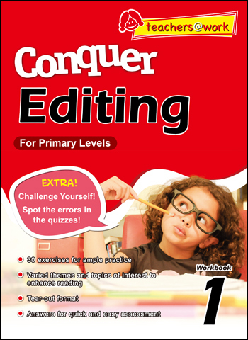 แบบฝึกหัดแก้ไขคำภาษาอังกฤษ ป.1 Conquer Editing Workbook 1