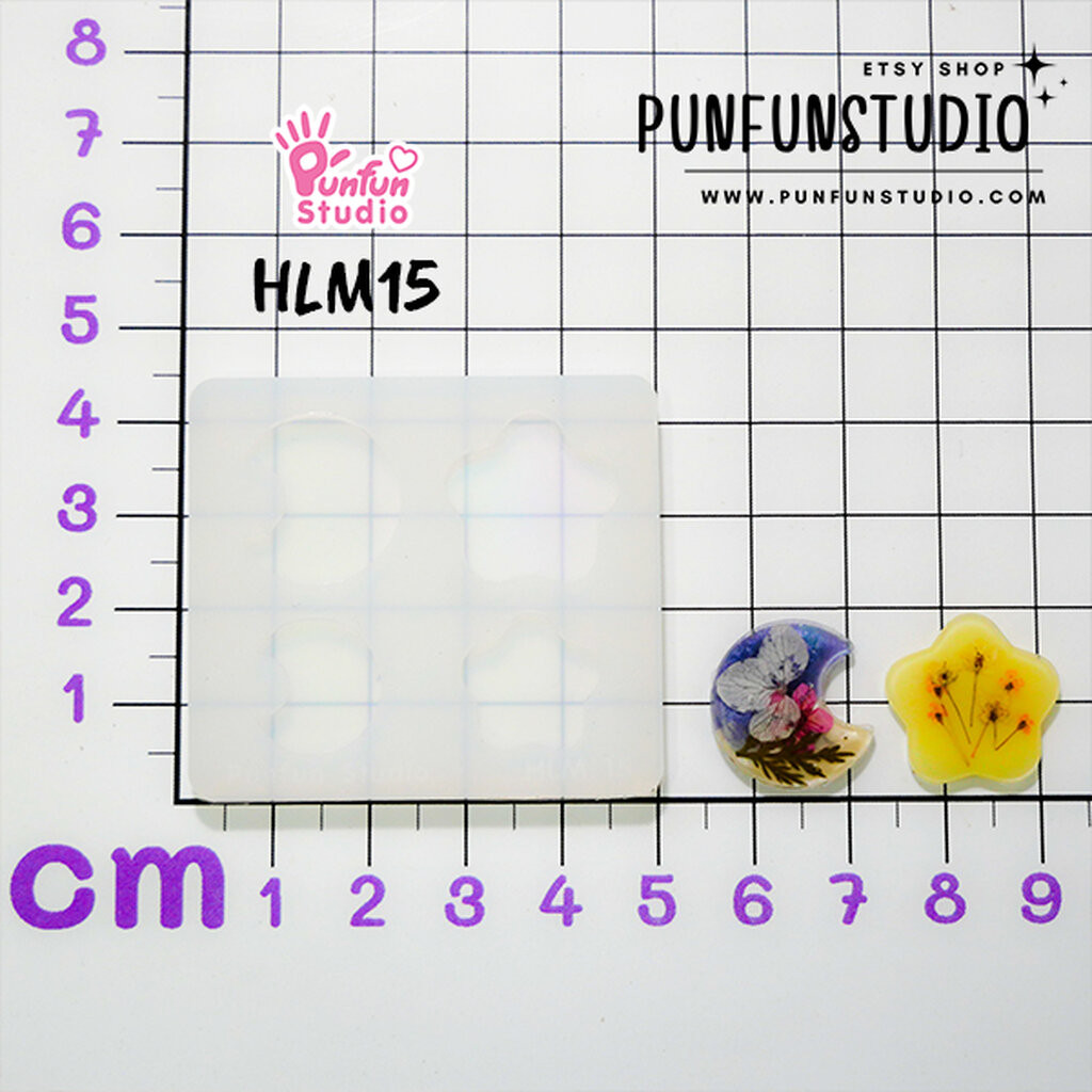 HLM 12-15 / Holographic Mold / Use with Epoxy resin / Silicone Mold