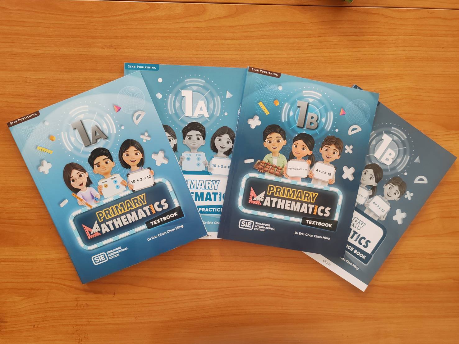 Primary Mathematics Singapore International Edition (SIE) P.1 (Set 4 bk) หนังสือเรียนและแบบฝึกหัดคณิตศาสตร์หลักสูตรนานาชาติ นำเข้าจากสิงคโปร์ ป.1 (ชุด 4 เล่ม)