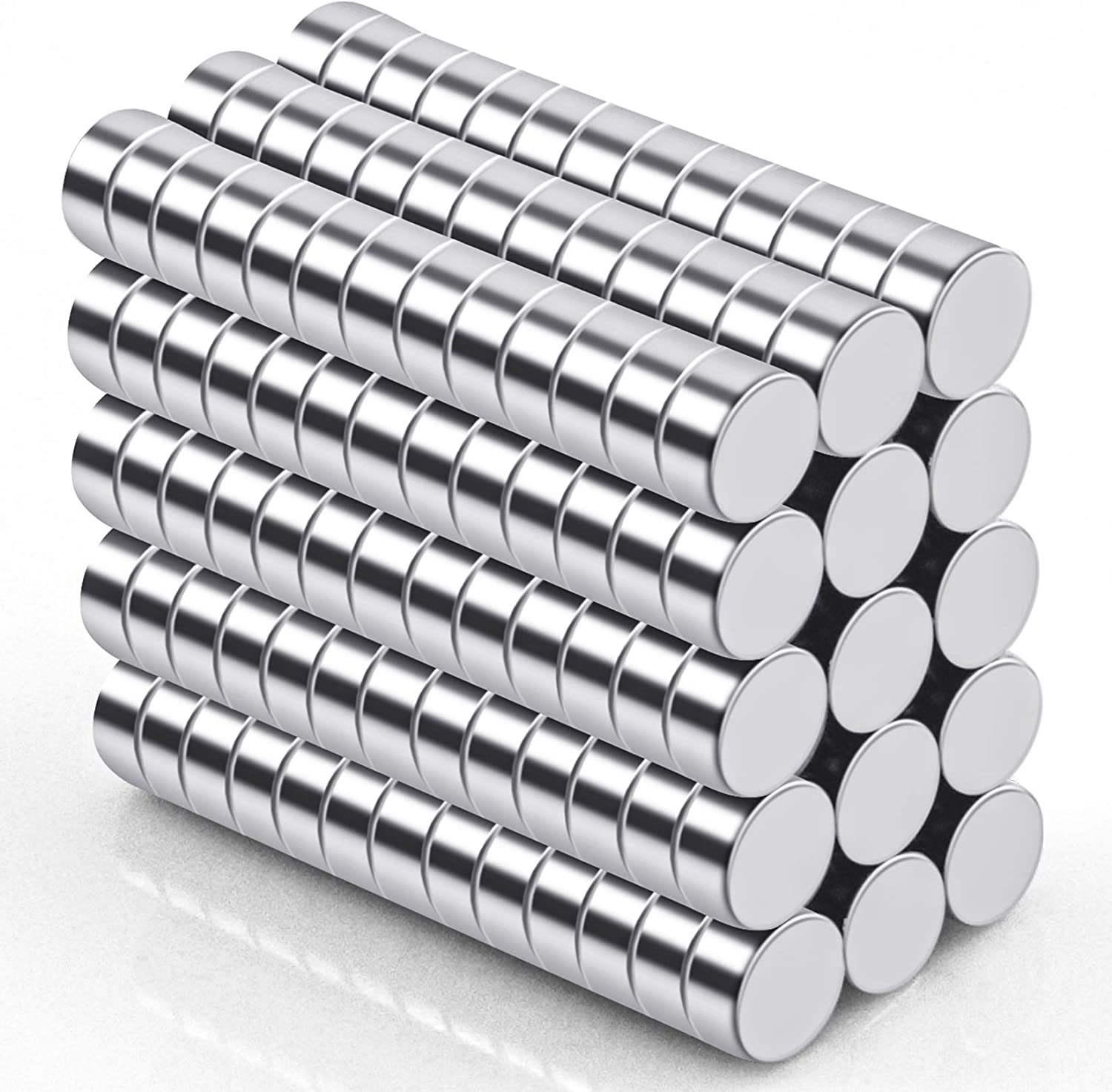 MUISUNGSHOP (10 ชิ้น) แม่เหล็ก Neodymium ทรงกระบอกขนาด 3 mm มีหลายความหนาแรงดูดสูง แม่เหล็กทดลองวิทยาศาสตร์