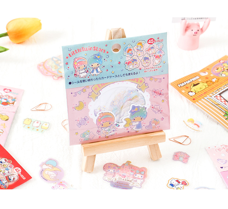 MUISUNGSHOP Stickers Sanrio Characters DIY Diary Journal Decorative Cuteสติกเกอร์ PVC ลายการ์ตูนสัตว์น่ารัก สำหรับตกแต่งไดอารี่