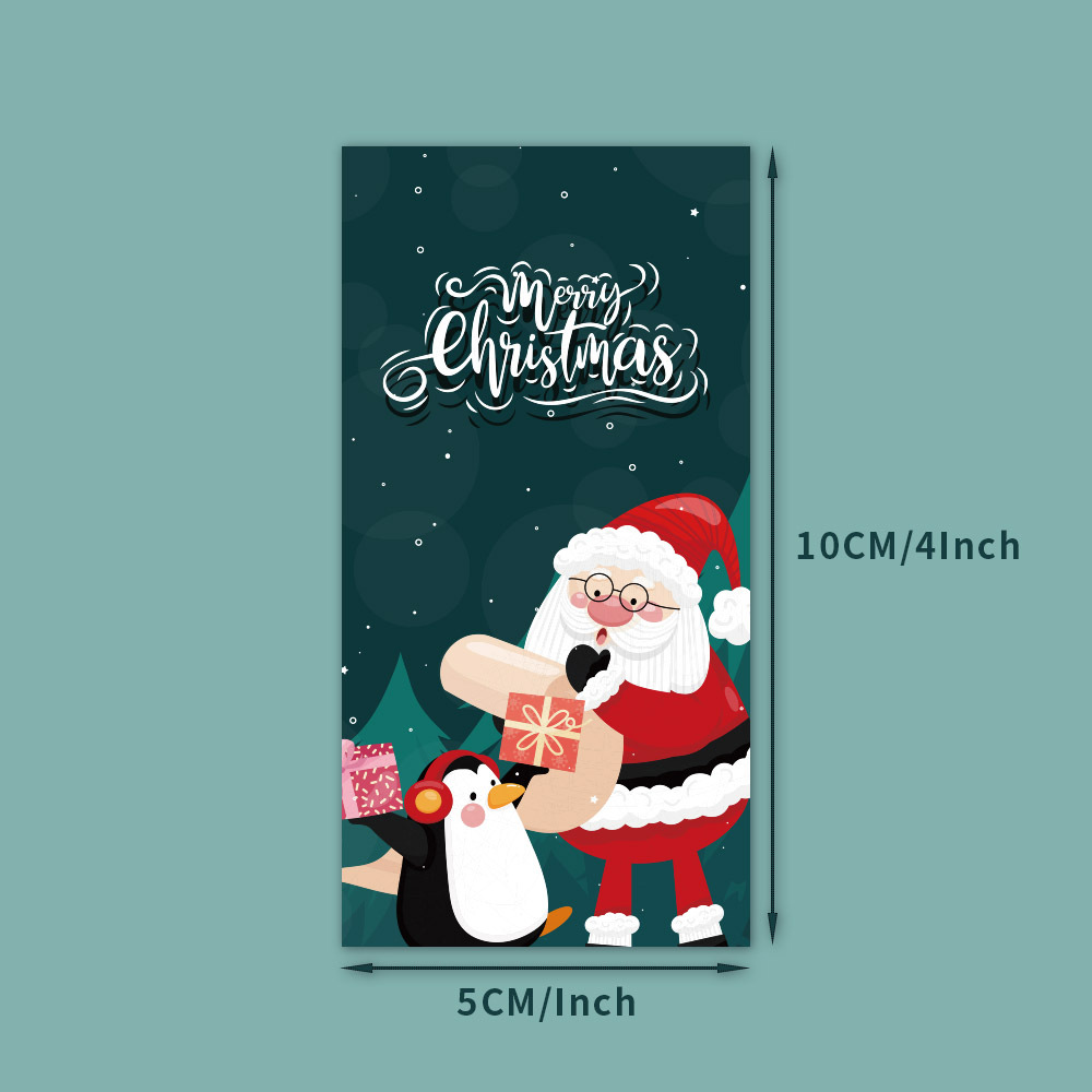 MUISUNGSHOP Label Sticker สติ๊กเกอร์ คาดกล่อง ลาย X'mas